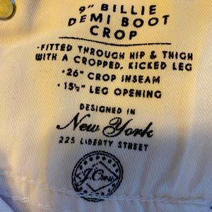 J. Crew White jeans size 29